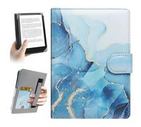 HoYiXi Universale Custodia per 6.8 pollice,7 pollice eReader Compatibilità Kindle Paperwhite/Kobo Clara HD/Kobo Clara 2E/PocketBook/Tolino/Sony 6”-6.8“ E-Book Reader Cover Case,Dali Blue