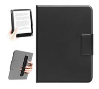 HoYiXi Universale La Custodia per eReader da 6,8",7", Compatibile con Kindle Paperwhite, Colorsoft, Kobo, PocketBook, Tolino e Sony. corda a mano elastica Case per 6"-7"eReader,Nero