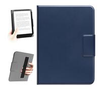 HoYiXi Universale La Custodia per eReader da 6,8",7", Compatibile con Kindle Paperwhite, Colorsoft, Kobo, PocketBook, Tolino e Sony. corda a mano elastica Case per 6"-7"eReader,Blu