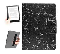 HoYiXi Universale La Custodia per eReader da 6,8",7", Compatibile con Kindle Paperwhite, Colorsoft, Kobo, PocketBook, Tolino e Sony. corda a mano elastica Case per 6"-7"eReader,Costellazione