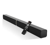 HoYLluDLL Soundbar TV, 32 Inch Staccabile 2 in 1 Sound Bar per Televisore con Audio Potente, Altoparlanti per TV per Home Theater Audio, 2.0 Canali Soundbar Bluetooth con OPT/ARC/AUX (Nero)