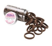 HOYOLS Morbido grande supporto per coda di cavallo per donne Fascette elastiche per capelli senza scivolamento e senza danni, fasce per capelli senza cuciture 100 pezzi (ambra scintillante)