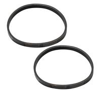 Hoypeyfiy 2 cinghie dentate 4PJ307 con passante, cinghie di trasmissione in gomma, ricambio per Stanley Bostitch, ricambio per compressori d'aria Husky AB-9075047