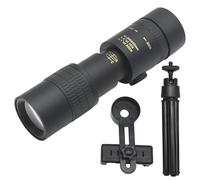 Hoypeyfiy Monocolo impermeabile 10-30x40 IP66 con supporto per telefono, lente FMC per la massima trasmissione della luce, ideale per bird watching, viaggi ed eventi sportivi