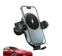 Hozaenwa Caricabatterie Wireless per Auto | Caricabatterie Wireless 15W con e Clip,Supporto per Telefono per Veicoli,Auto Veicoli Camion RV Presa d'Aria Viaggio Vacanza Guida