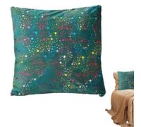 Hozaenwa Foderi Per Cuscini Di Natale,Decorazione Per Federa A Pentagramma 45x45 Cm | Copertura Per Confortevole | Per Il Divano Il Soggiorno L'Ufficio L'Hotel La Casa La Fattoria La Camera Da