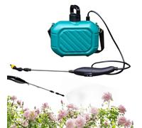 Hozaenwa Zaino Spruzzatore Elettrico,Irroratore da Giardino 5L con Manico Ricaricabile - 3 Ugelli Nebulizzatori Atomizzatore Automatico per Irrigazione Piante Alberi Prato e Giardino