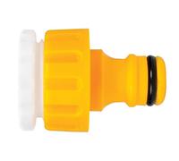 HOZELOCK - Connettore per rubinetto esterno ø 21 mm - 26,5 mm (1/2 "- 3/4") : per rubinetti esterni filettati, connettore a tenuta stagna, adattatore per collegare un tubo da giardino al rubinetto, facile e robusto [ 2175P9000]