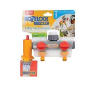 Hozelock 2250 Flowmax Connettore A Tre Vie Per Rubinetto 1/2 - 1in BSP HOZ2250