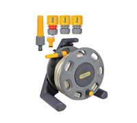 Hozelock 2412 30m Autonomo Compatto Avvolgitubo + 25m Di 12.5mm Tubo HOZ2412