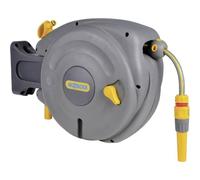Hozelock 2485R0000 AutoReel 10 m 1 pz. Grigio, Giallo Avvolgitubo automatico d