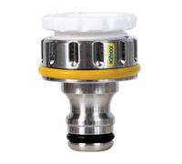 Hozelock Filettato Metallo Raccordo (3/4in) (Argento)