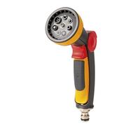 Hozelock Ltd 100-101-499 - Pistola metallica a 8 getti, colore: giallo