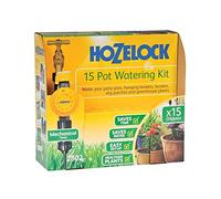 Hozelock Ltd Kit di irrigazione da 15 vasi e timer meccanico con funzione di spegnimento automatico