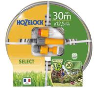 Hozelock Select Hose 100-100-752 - Set di tubi flessibili da giardino, 12,5 mm x 30 m, colore: Grigio