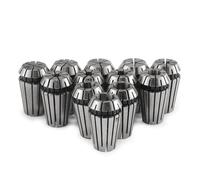 HOZLY Set di 12 pinze a molla ER16 per fresatura CNC tornio mandrino Dimensioni include: 1/4", 1/8", 3/8", 1/16", 3/16", 5/16", 5/16", 1/32", 3/32", 5/32", 5/32", 5/32" cm, 7/8. 1,3 cm, 9/32" 11/32