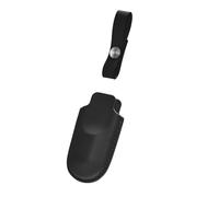 HOZO NeoRulerGO - Custodia in pelle nera in microfibra, custodia protettiva su misura in ecopelle con portachiavi per NeoRulerGo, design elegante e classico, resistente ed elegante, facile da