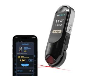 HOZO NeoRulerGO - Metro a nastro digitale con laser, ricaricabile, intelligente, a lunga distanza, con app Bluetooth, formato tascabile, ideale come regalo per uomini, papà
