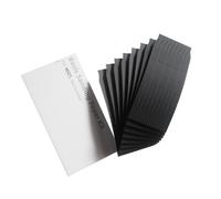 HOZO NeoSander - Kit di carta abrasiva Basic a 8 livelli di grana (#180-#1500), compatibile con levigatura a umido, fogli abrasivi riutilizzabili, retro adesivo senza residui, confezione iniziale per