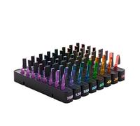 HOZO NeoSander - Set di 64 testine di levigatura multicolore, 8 forme × 8 livelli di grana, sistema codificato a colori (#180-#1500), testine abrasive dettagliate per finiture di precisione, bordi e