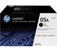 HP Confezione doppia di cartucce toner originali nero 05A LaserJet