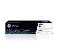 HP 126A CE310A, Cartuccia Toner Originale HP da 1200 Pagine, Compatibile con le Stampanti HP LaserJet Pro CP1025 e CP1025nw, Nero