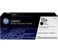 HP Confezione da 2 cartucce originali di Toner nero LaserJet 12A