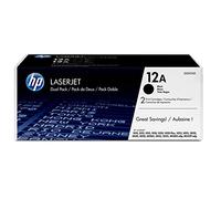 HP Confezione da 2 cartucce originali di Toner nero LaserJet 12A