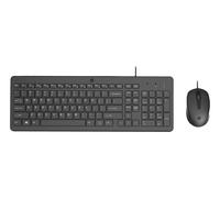 HP 150 Combinazione Tastiera e Mouse Wired USB Nero - Nouvo