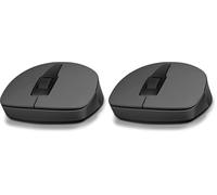 HP 150 Mouse Wireless, Dongle USB-A Wireless a 2.4 GHz, Sensore Ottico da 1600 DPI, 3 Pulsanti e Rotella di Scorrimento a Doppia Funzione, Impugnatura Egonomica e Funzionale, Nero (Confezione da 2)