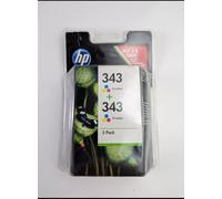 HP Cartuccia 343 (CB332EE) – Originale 3 colori ciano magenta giallo – 2x Multipack