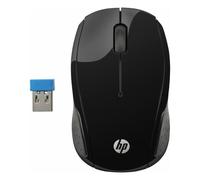 HP 200 mouse RF Wireless Ottico 1000 DPI Ambidestro Nero