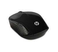 HP 200 Mouse Wireless, Tecnologia LED Rosso, Laser fino a 1000 DPI, 3 Pulsanti,