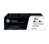 HP 201X Black 2-pack LJ Toner Cartridge - Toner - K - per HP Color LaserJet Pro MFP M277/M274/M252 - Nouvo