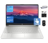 HP 2024 - Computer portatile aziendale con touchscreen HD da 15,6", 6 core, Intel i3-1215U (Beat i5-1135G7), RAM da 8 GB, SSD da 512 GB, webcam, grafica UHD, WiFi, batteria lunga, Type-C, Win 11 Pro +