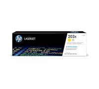HP 203X CF542X, Cartuccia Toner Originale HP da 2500 Pagine, Compatibile con le Stampanti HP Color LaserJet Pro M254, MFP M280, MFP M281, Giallo