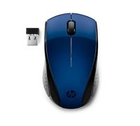 HP 220 Mouse Wireless, Tecnologia LED Blu, Sensore Ottico da 1300 DPI, 3 Pulsanti e Rotella di Scorrimento Integrata, Impugnature Pratiche e Funzionali, Ricevitore Nano Incluso, Design Moderno, Blu