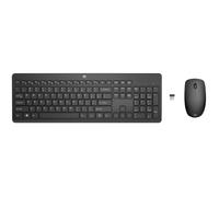 HP 230 Combo Tastiera e Mouse Wireless Bureau RF Senza Fili Nero - Nouvo