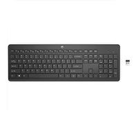 HP 230 Tastiera Wireless, Connessione con Dongle USB-A a 2,4 GHz, Multi-disposit