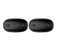 HP 240 Mouse Empire Wireless, Sensore Ottico da 1600 DPI, Bluetooth 5.1, 3 Pulsanti, Rotella di Scorrimento, Impugnatura Pratica e Funzionale, Elegante Design Ambidestro, Windows 11, Nero