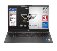 HP 250 G10 notebook portatile, Ram 32Gb, SSD da 2Tb display IPS FHD 15.6", Cpu Intel i7 1355U 10Core 5GHz, Wi-fi, 3 usb, Bt, Win 11, pronto all'uso, Garanzia Italia 3 anni