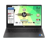 HP 250 G10, PC Portatile CPU Intel Core i7-1355U 13th 10Core, fino a 5 GHz, RAM 64 Gb, SSD 1 Tb, Display 15.6" ips FHD, Wi-Fi 6, BT, WebCam, HDMI, Win 11Pro, Pronto all'Uso, 3 Anni di garanzia