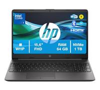 HP 250R G9, Computer Portatile Notebook, Intel Core 5 120U, 64GB RAM, 1TB SSD NVMe, Display 15.6'' Full HD, W11P