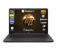 HP 255 G10, AMD Ryzen 3-7320u 4 Core 2.4 Ghz, Computer portatile Notebook Display 15.6" Full HD, Ram 8GB DDR4 256GB SSD, Windows 11 Pro, Pronto all'uso con Libre Office