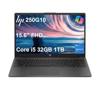 HP 255 G10 Business Laptop (15,6" FHD IPS antiriflesso, 32GB RAM, 1TB PCIe SSD, Intel 10-Core i5-1334U (> AMD Ryzen 7-7530U)), grado militare, webcam w/otturatore, tastierino numerico, HDMI, Win 11