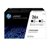 HP 26X CF226XD, Multipack da 2 Cartucce Toner Originali da 9000 Pagine, Compatibile con Stampanti LaserJet Serie Pro M402 e Serie Pro M426, Confezione da 2, Nero