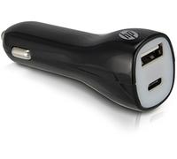 HP 2ux38aa Auto Black Mobile Device Charger - Mobile Device Chargers (Auto, Smartphone, Cigar Lighter, Black, 130 mm, 100 mm)