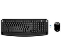 HP 300 Kit Mouse e Tastiera Wireless, Nero, Qwerty Spagnolo