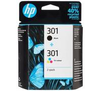 HP 301 Combo Pack Confezione Cartucce Originali Inchiostro Nero e Tricromia