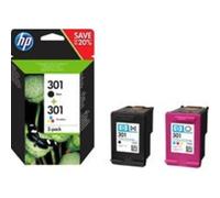 HP 301 Combo Pack Confezione da 2 Cartucce Originali d'Inchiostro Multicolore